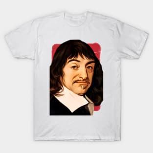 French Philosopher René Descartes illustration T-Shirt